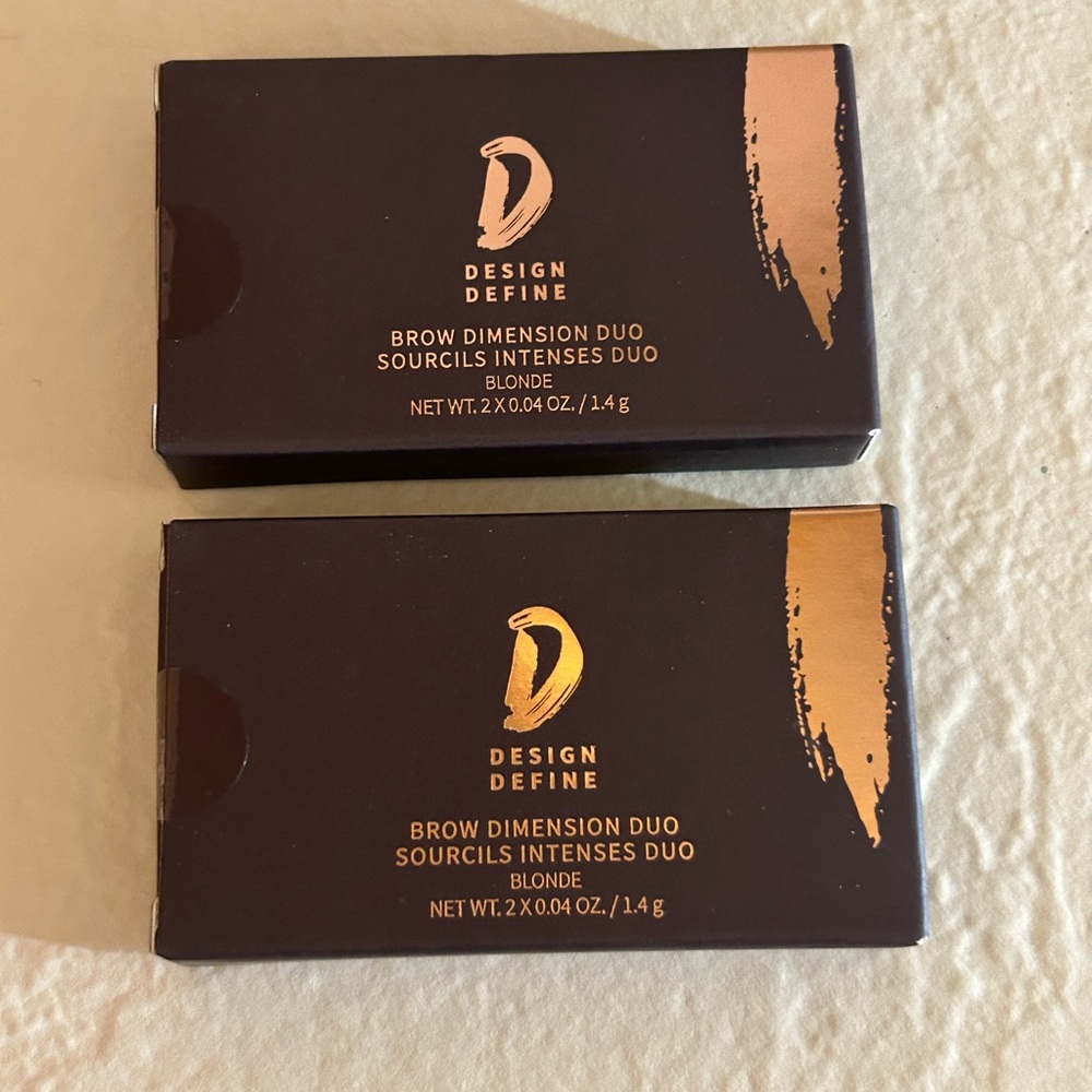 Lot of Two Design Define Blonde Brow Dimension Duo 2 x 0.04 oz